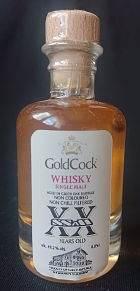 13. vron lensk schze SSaM
Kcov - 15.5.2021
SSaM - Spolek Sbratel alkoholickch Miniatur
Gold Cock - Whisky Single Malt - Aged in Czech oak barrels - non coloured - non chill filtered - SSaM - XX years old