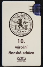 10. výroční členská schůze SSaM
Kácov 7.-8.4.2018
SSaM darčeky