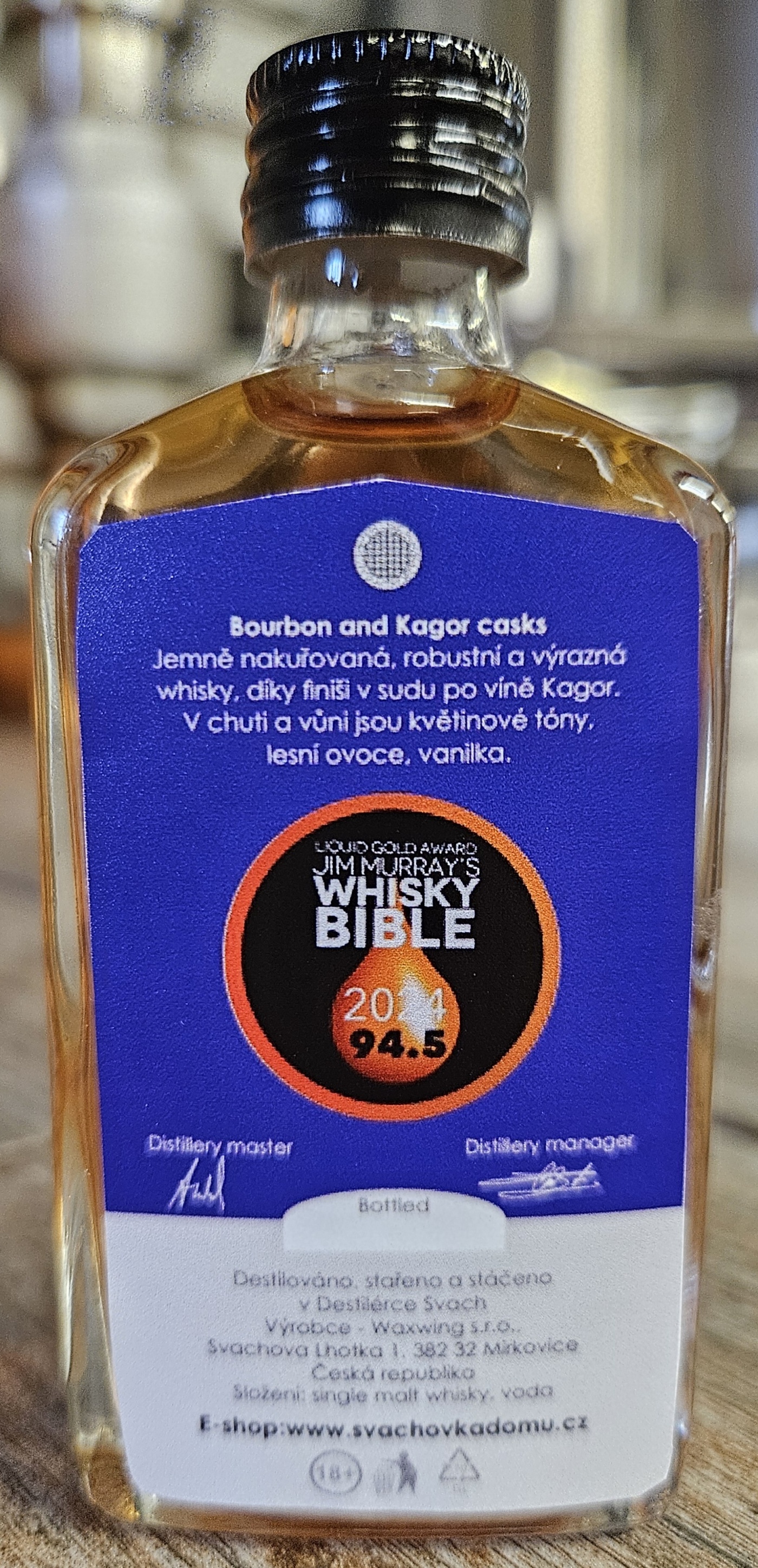 16. vron lensk schze SSaM
Kcov - 13.4.2024
Divize degustanch specialist
Degustace #6
Old Well
Czech single malt whisky
Kagor Cask finish
Lightly peated