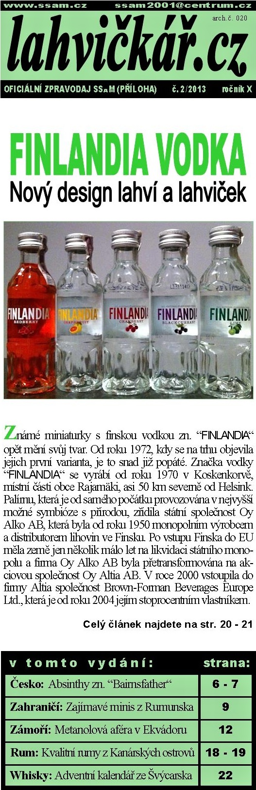 SSaM
lahvičkář.cz
2/2013