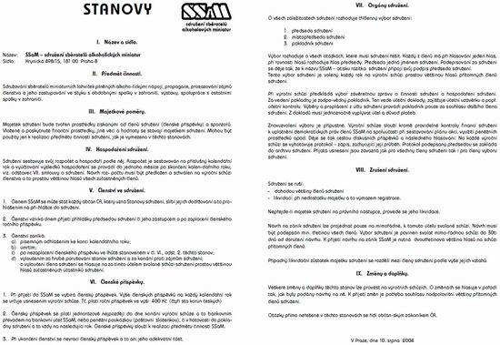SSaM - stanovy SSaM - stanovy